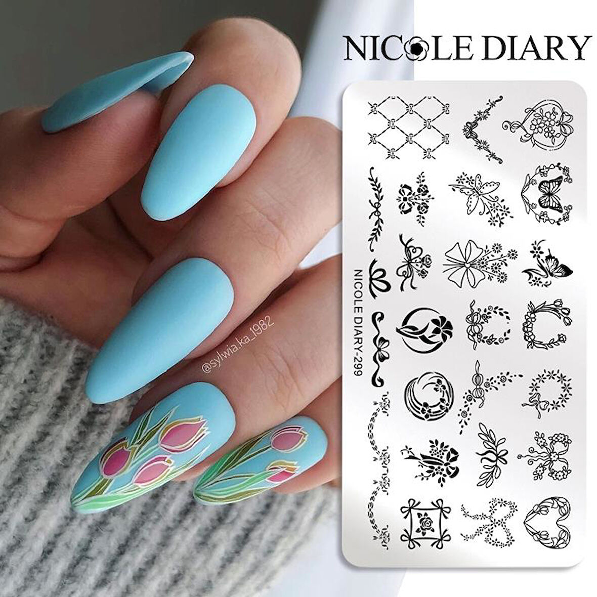 Nicole Diary metal stampa tabakası 299 (56510)