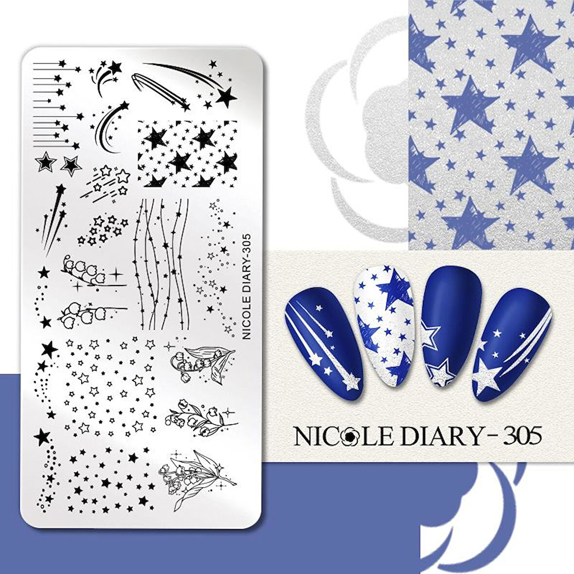 Nicole Diary metal stampa tabakası 305 (58069)