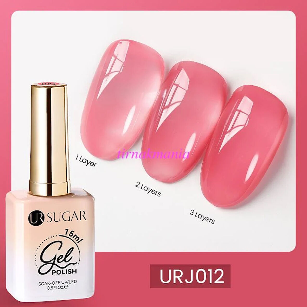 URSUGAR 15 ml VİTRAY Kalıcı Oje URJ012 (59218)