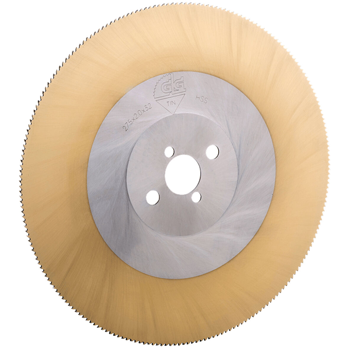 GLG 315x2x32mm BW diş TIN Kaplamalı - HSS Daire Testere Bıçağı (Demir Alaşımlı Metal Kesimi)