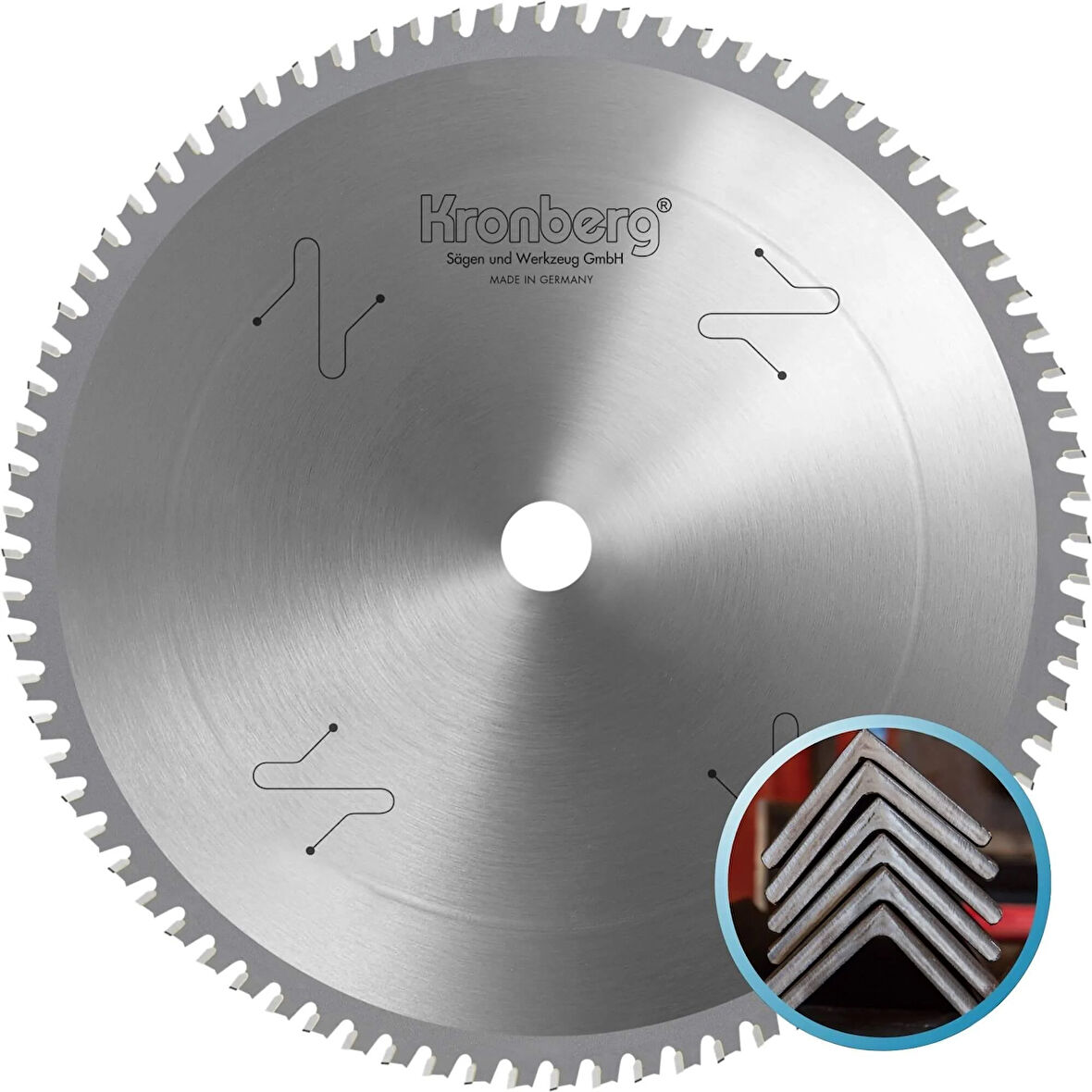 KRONBERG 355x2.4x25.4mm 90S-ATB diş Demir Profiller İçin - TCT Elmas Daire Testere (Kuru Kesim)