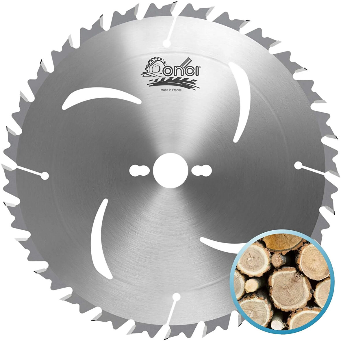 ONCI 300x2.5x30mm 28ATB diş Kalın Ağaç Kesici - TCT Elmas Daire Testere Bıçağı (Atlamalı Dolu Boş)