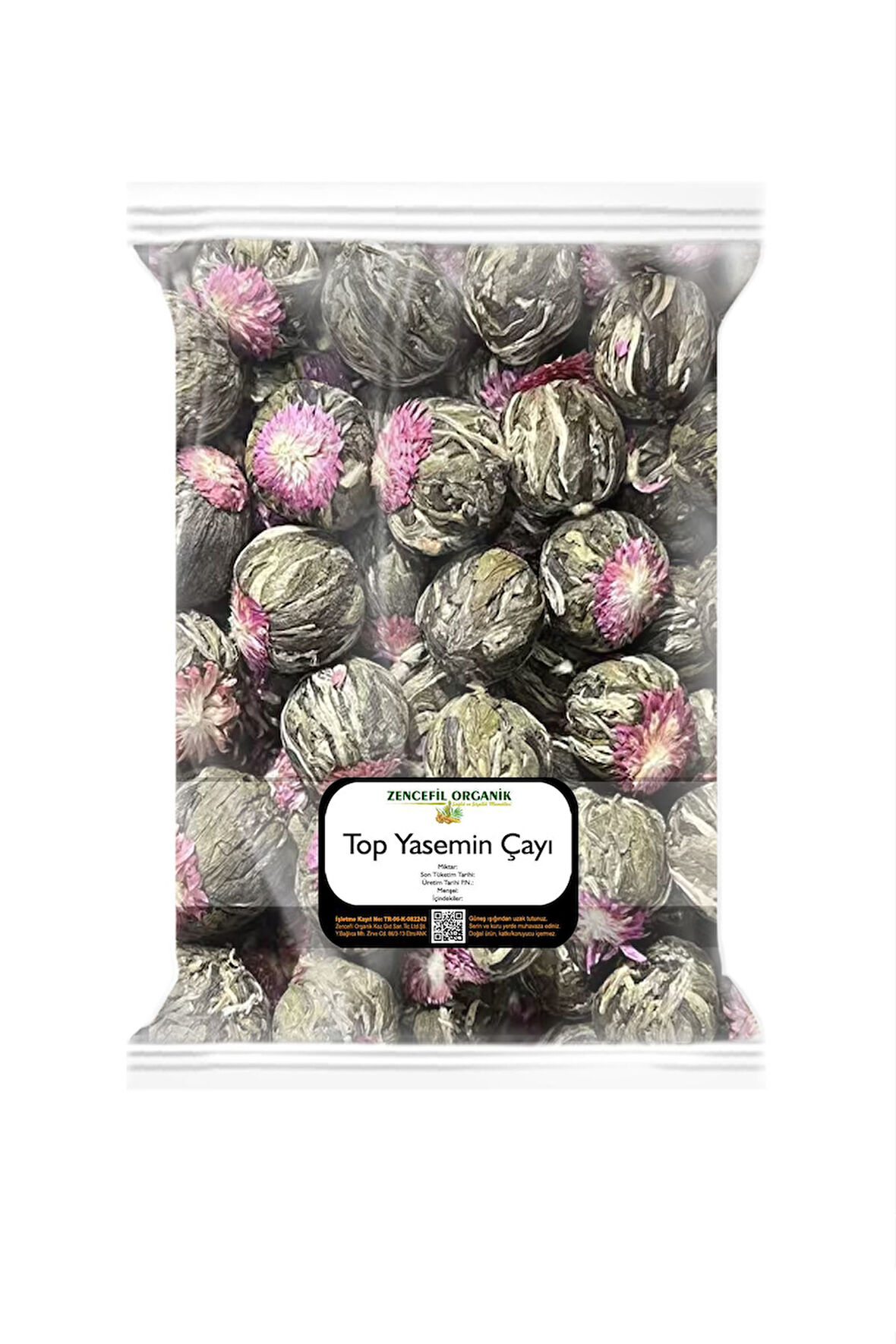 Top Yasemin Çayı 500 Gr. Suda Açılan Yasemin Çayı Jasmine Tea