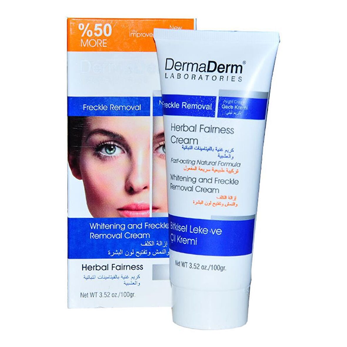 Dermaderm Tüm Cilt Tipleri İçin Leke Karşıtı Gece Leke Kremi  100 ml 