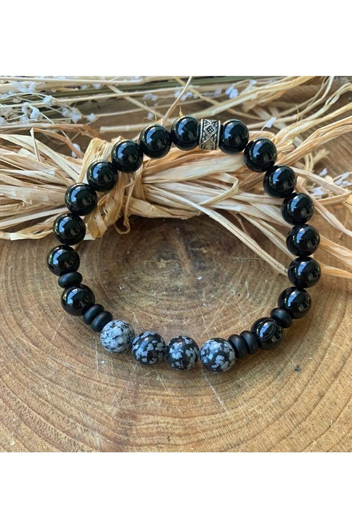 Pembe Kuvars Ve Merlinit Bileklik