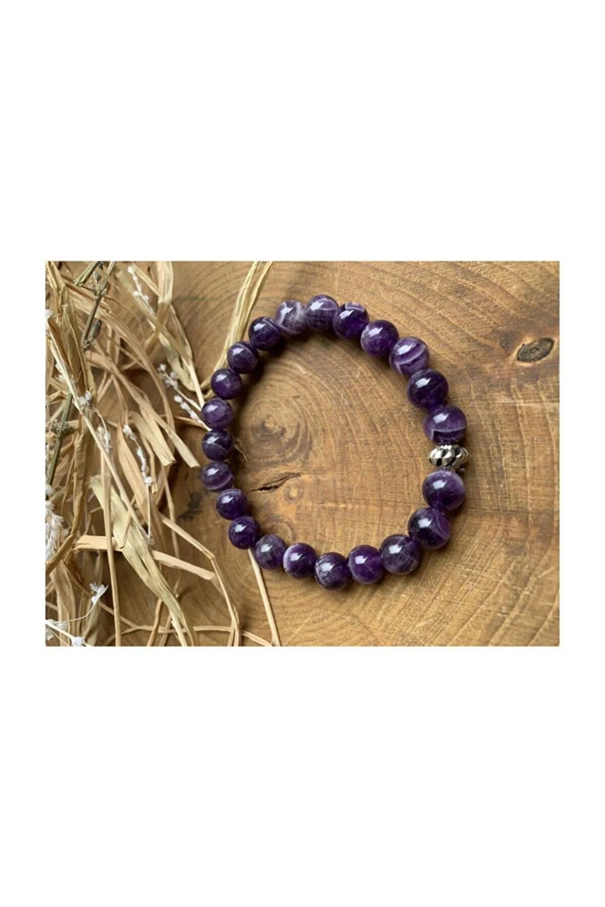 Doğal Taş - Oniks & Kaplan Gözü - Kaygı, Stres, Anksiyete Bilekliği - Unisex Bileklik