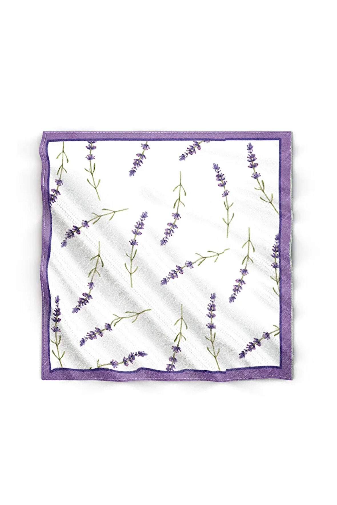 Lavanta Desenli Tasarım Fular