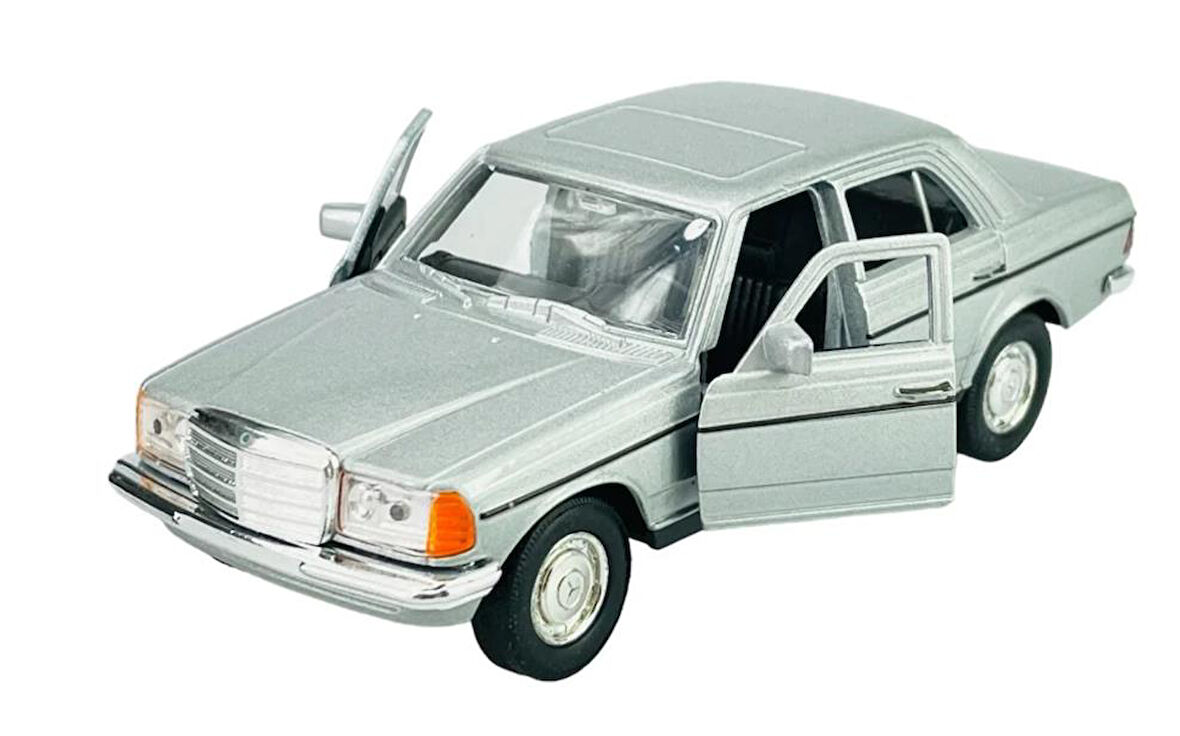Oyuncak Metal Model Araba 1/36 Çek Bırak Gri Mercedes W123