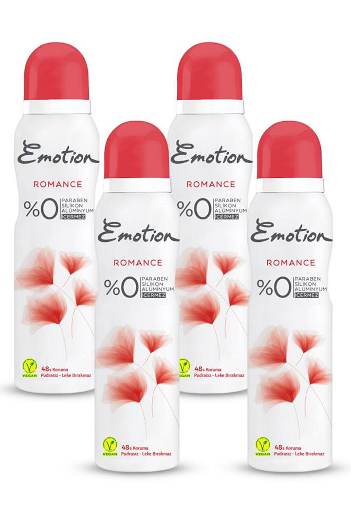 Emotion Romance Kadın Deodorant 150ml X 4 Adet