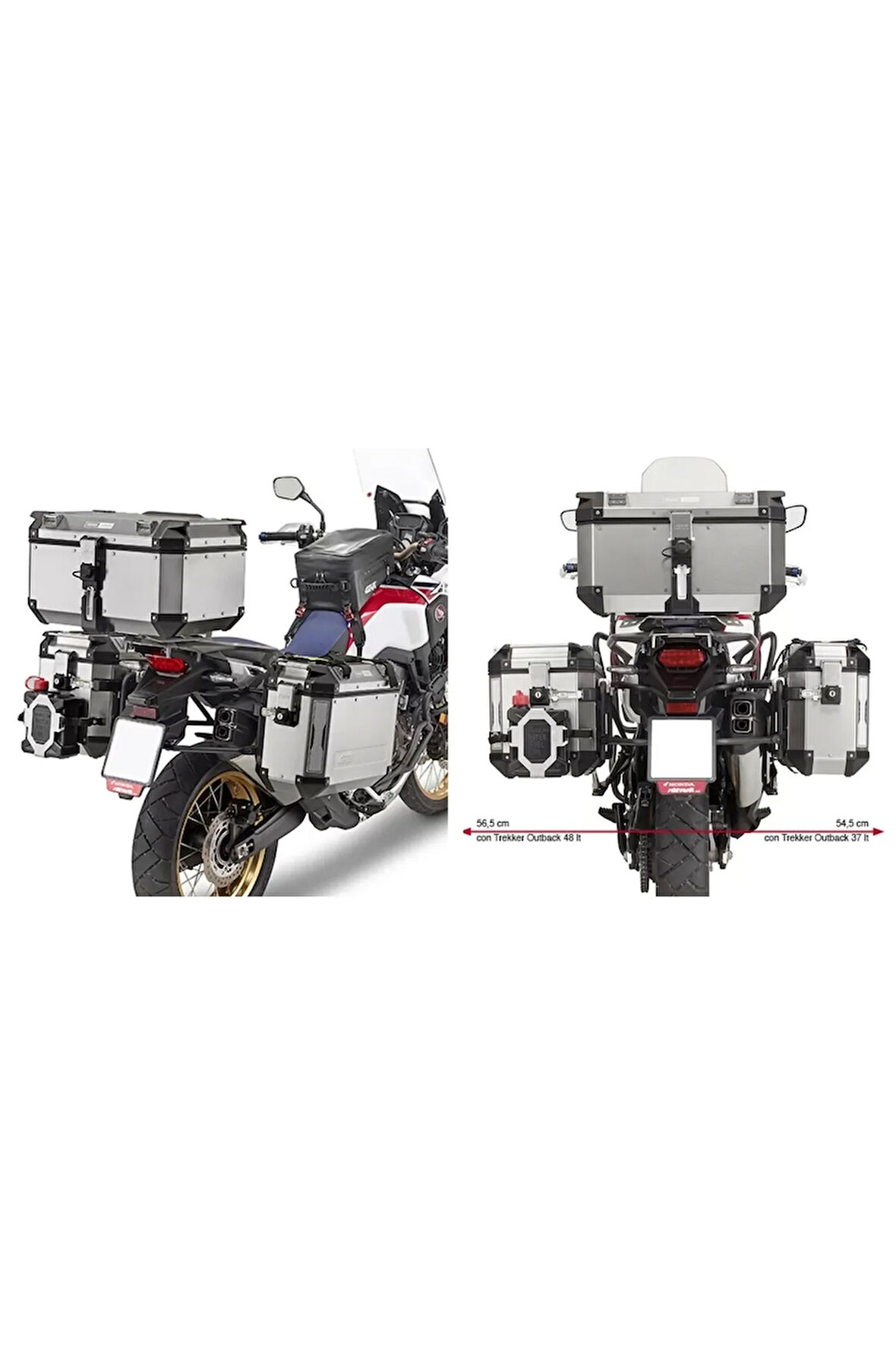 Gıvı Pl1144cam Honda Crf1000 Afrıca Twın (16-17) Yan Çanta Taşıyıcı
