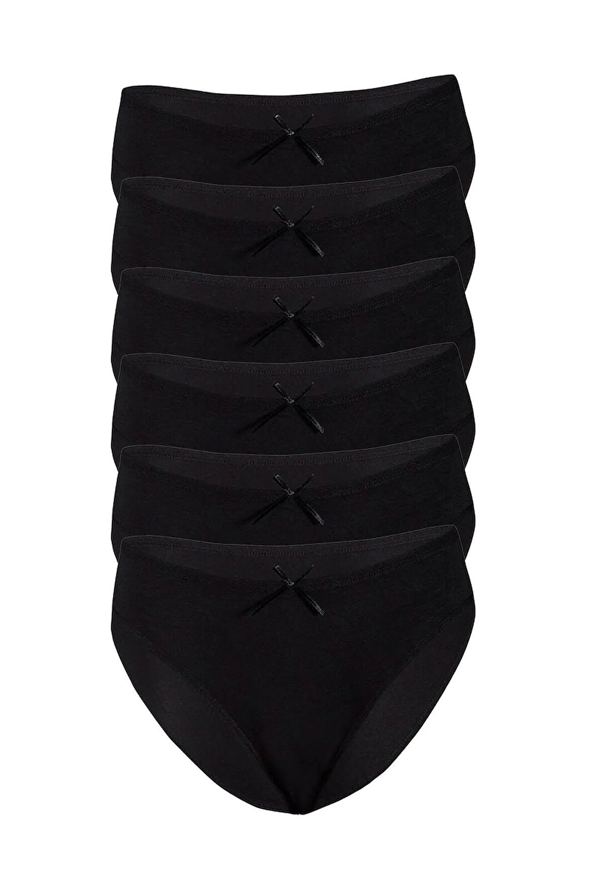 Özten Kadın 6'lı Paket Bambu Bikini Külot