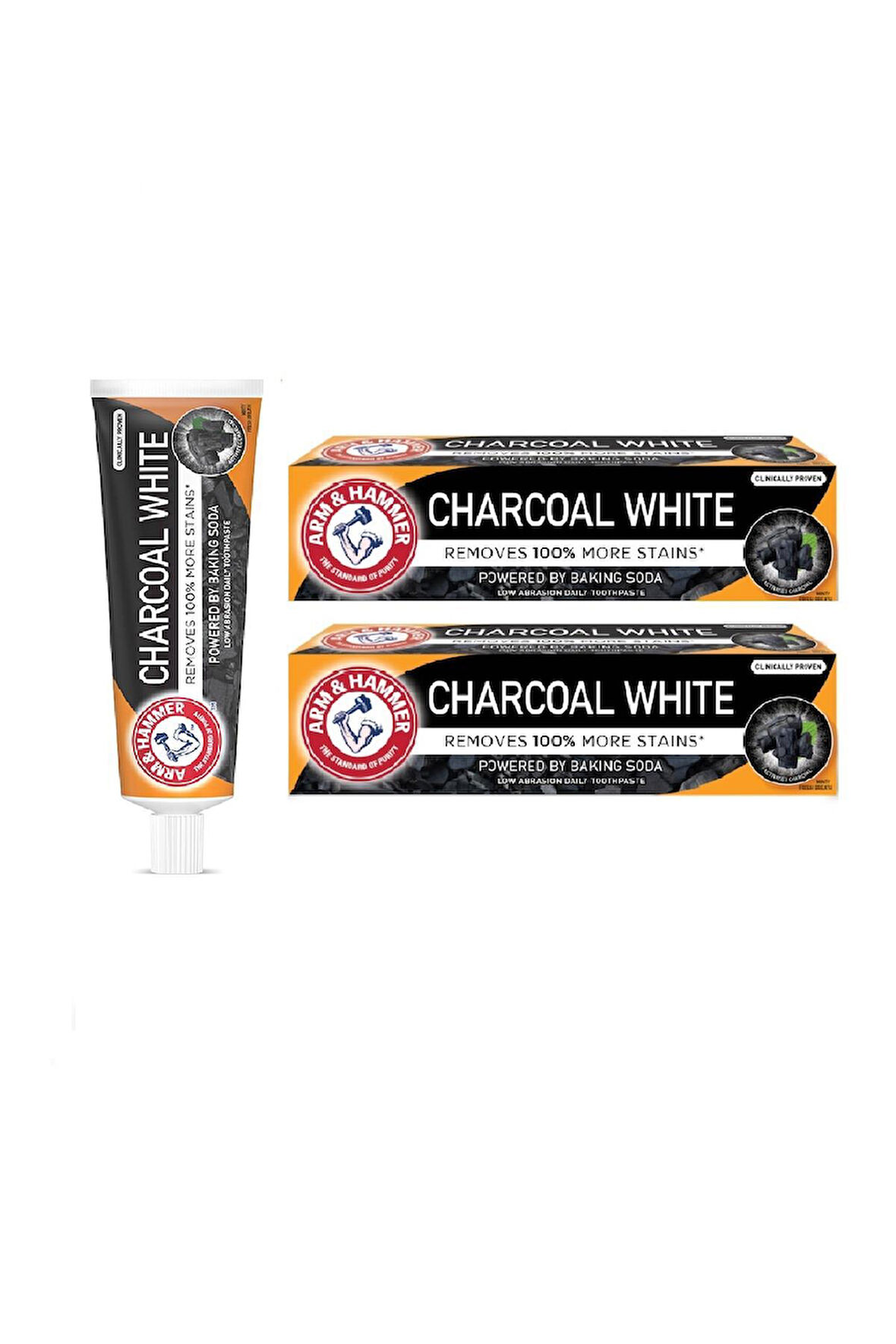 ARM & HAMMER 100% KÖMÜR BEYAZLIK DİŞ MACUNU X 2 ADET