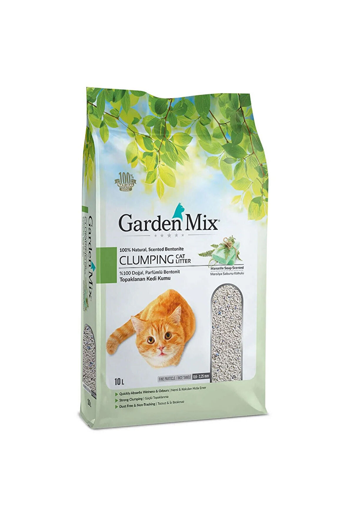 Gardenmıx Bentonit Marsilya Sabunu Kalın 10l