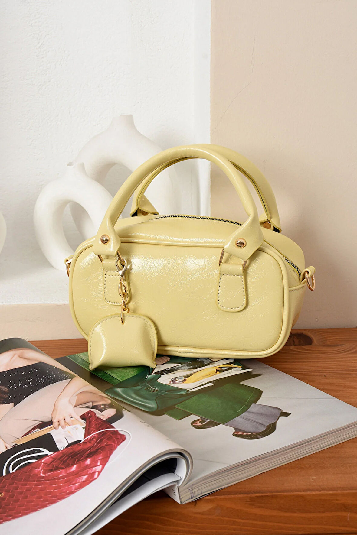 Lüks Omuz Çantası Çapraz Askılı