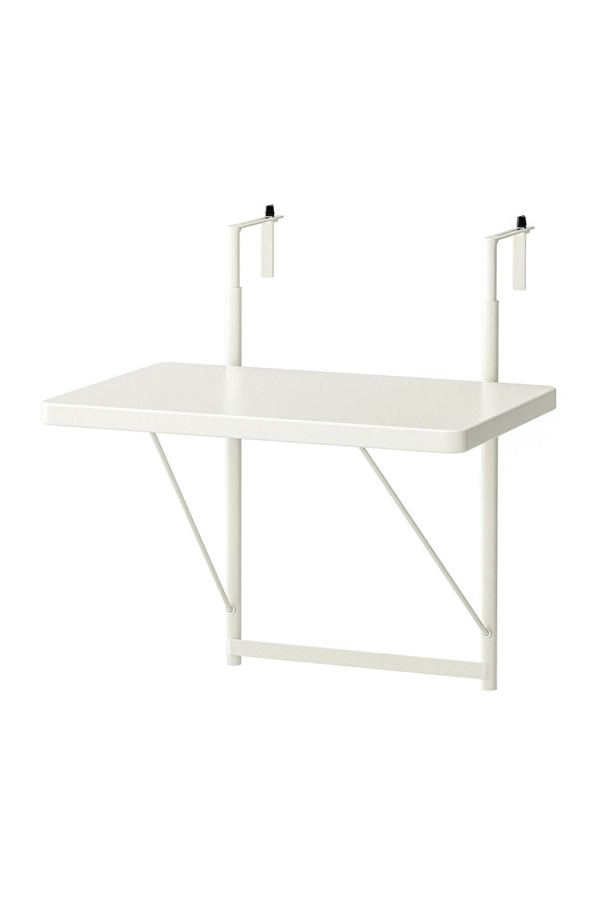 TORPARÖ Balkon Masası, Beyaz, 50 cm Duvara Monte