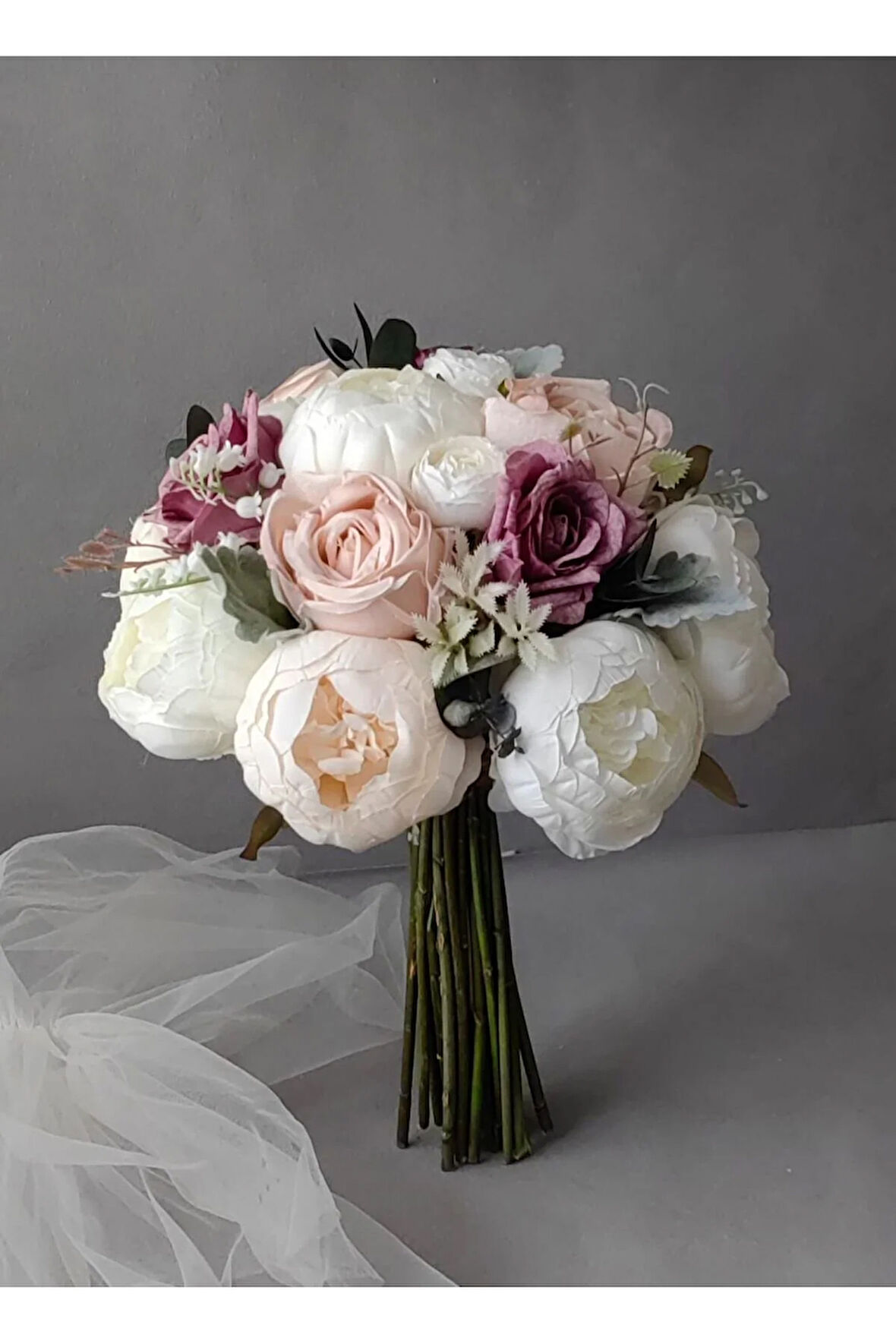 Soft Mor Şakayık Gelin Çiçeği ra0100