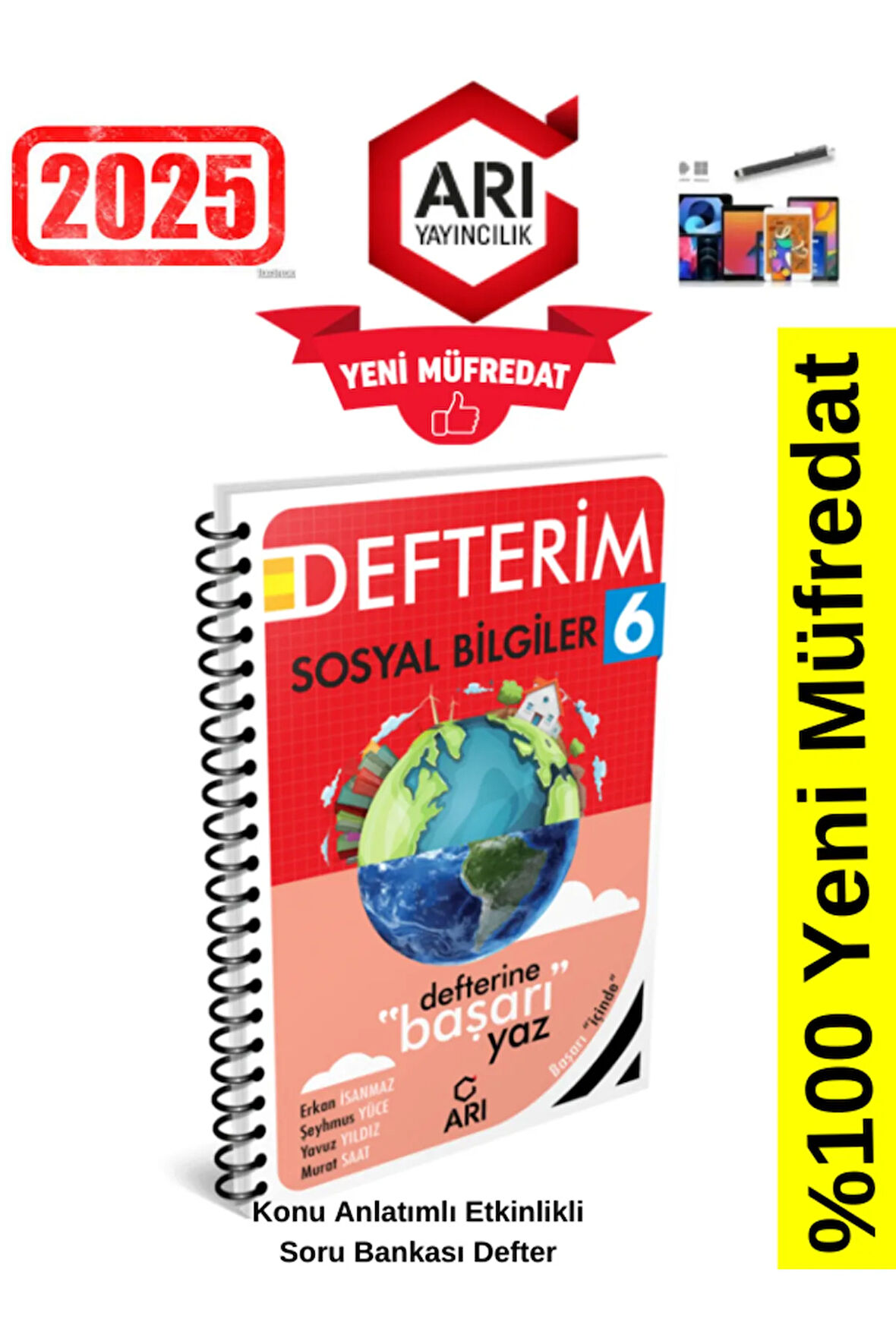 Arı Yayınları 2025 6.Sınıf Sosyalimo Sosyal Bilgiler Konu Anlatımlı Etkinlik Defter+Kalem