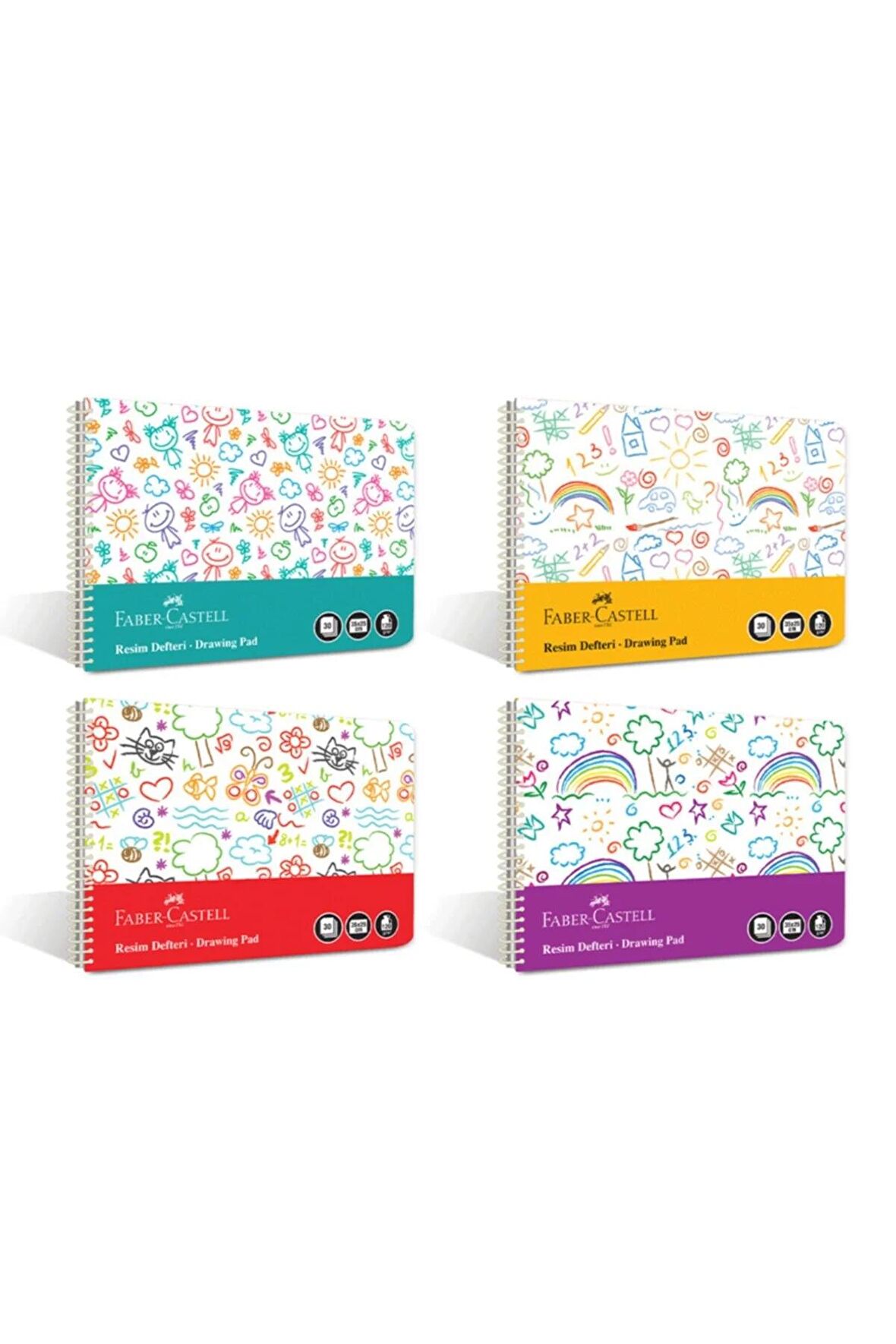 Talens Resim Defteri 35*50 Cm 160 Gr+ Metal Tüp 24 Renk Kuru Boya