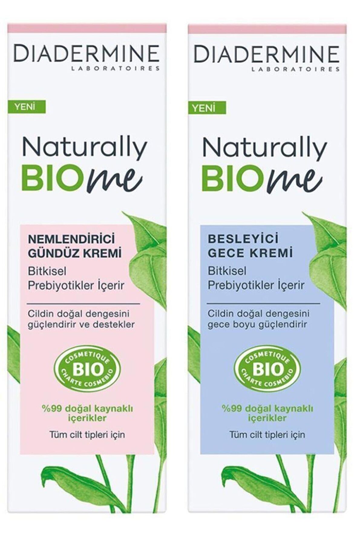 Bıome Gündüz Ve Gece Kremi 50 %99 Doğal (nemlendirici+besleyici) 2'li