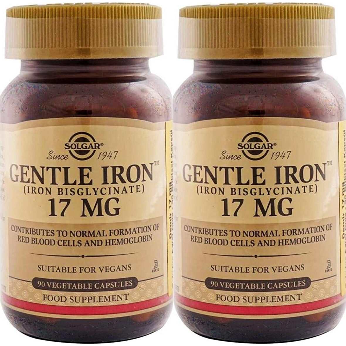 Gentle Iron 17 Mg 90 Kapsül 2 Adet