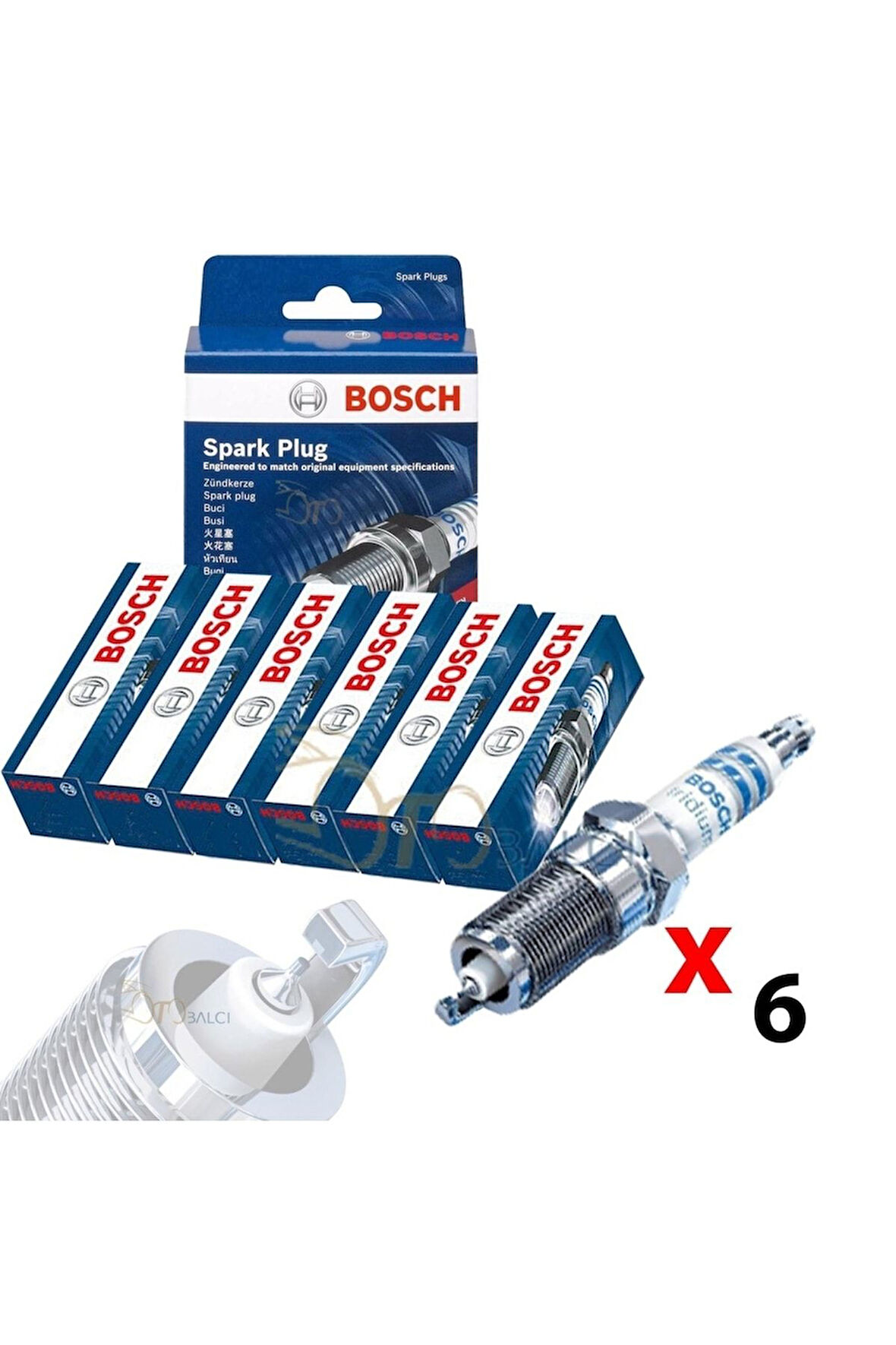 Volvo S80 I Iridyum Buji 2.8 - 2.9 Motor 1998-2001 Model (6 Adet)