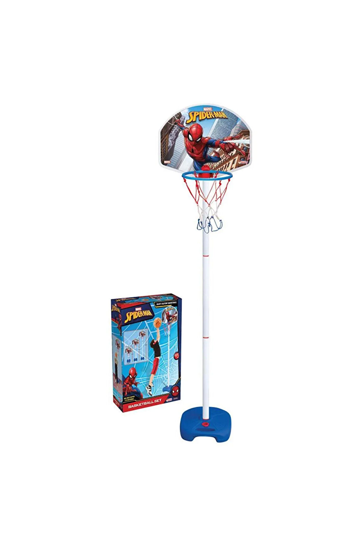 SPIDERMAN AYAKLI BASKETBOL SET