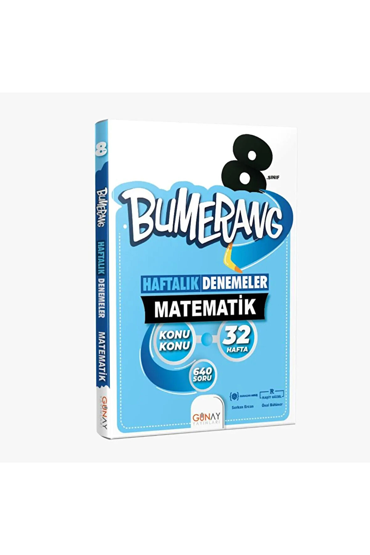 8. Sınıf Bumerang 32 Haftalık Matematik Denemeleri - Günay Yayınları