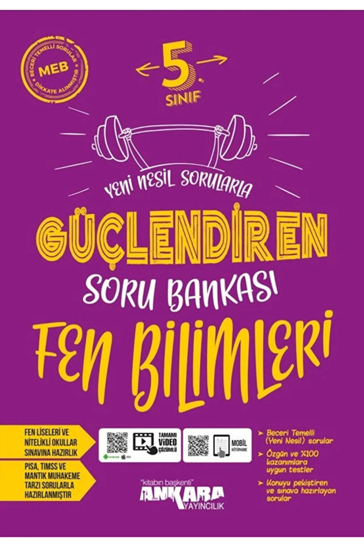 5. Sınıf Fen Bilimleri Güçlendiren Soru Bankası (kitapsenin'e Özel Güncel Baskıdır)