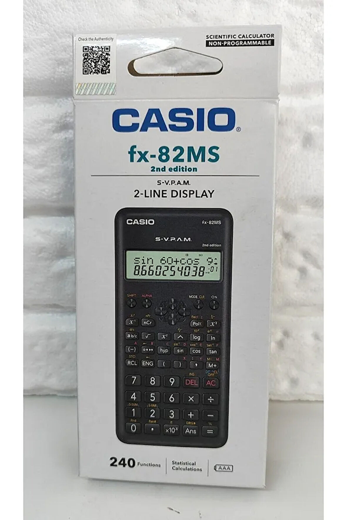 Fx-82ms W2- 2. Versiyon Bilimsel Fonksiyonlu Hesap Makinesi 240 Fonksiyonlu