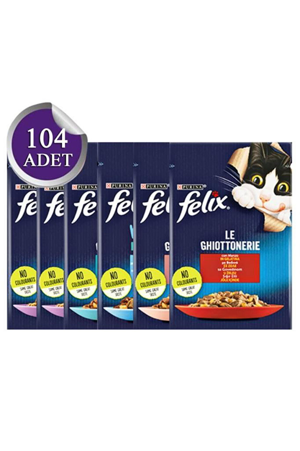 FELİX Karışık Yetişkin Yaş Kedi Maması 104 X 85 gr