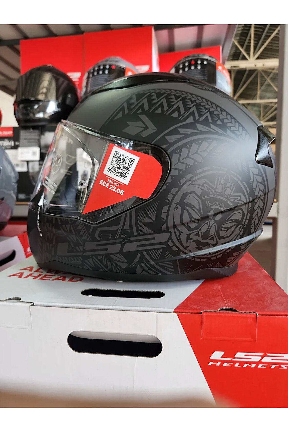 Rapıd 2 Takaroa Mat Siyah Kask Xl