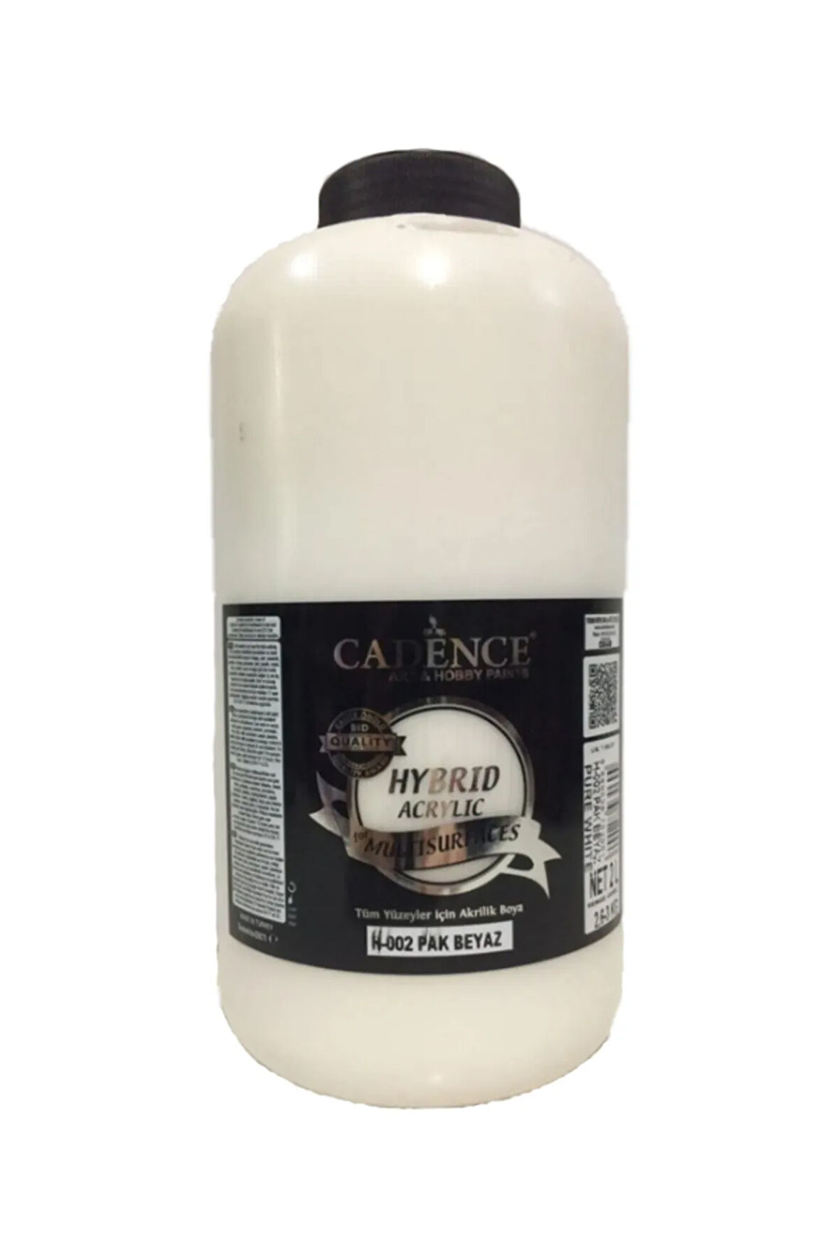 Multısurface Hybrıd Akrilik Boya H-002 Pak Beyaz 2 Litre