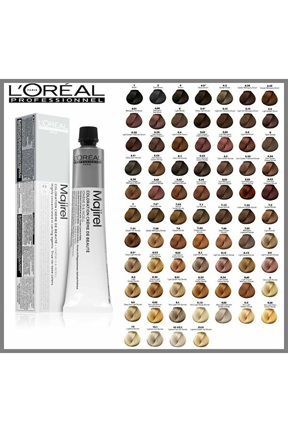 L'oreal Professionnel L'oreal Majirel 6 Numara saç boyası 50 ml oksidansız-3474634003138