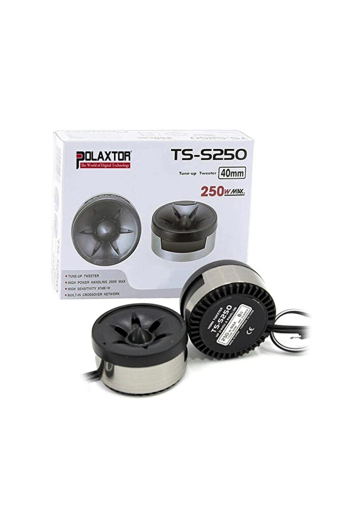 Polaxtor Tweeter 250w 40mm 2 Adet Ts-s250