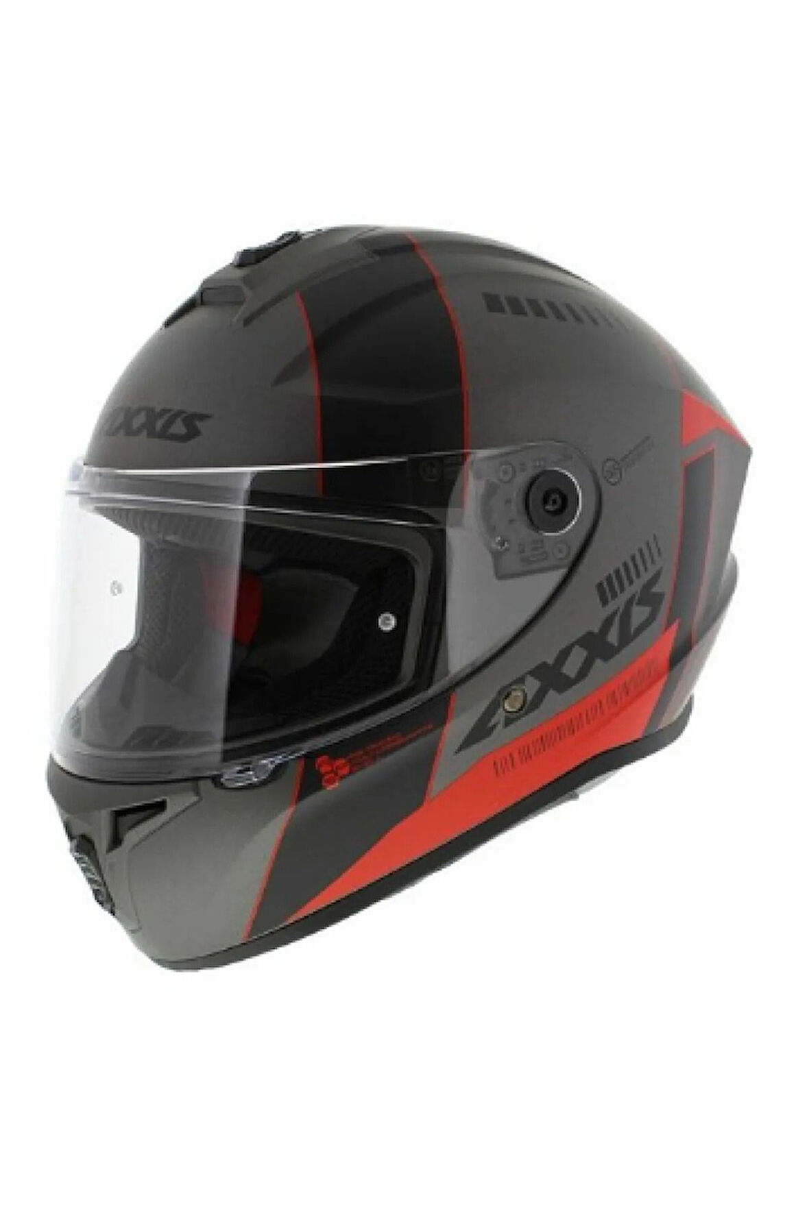 Draken S MP4 C5 Matt Red Full Face Motosiklet Kaskı + Yedek Siyah Vizör  XS