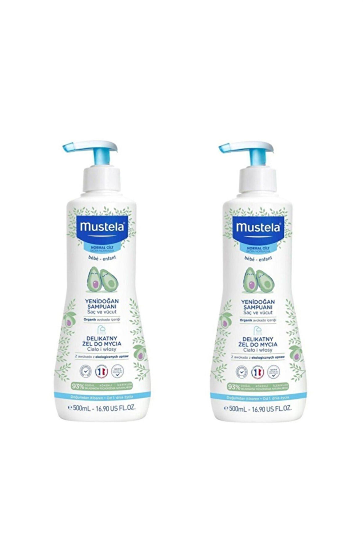 Mustela Yenidoğan Şampuanı 500 ml 2 Adet