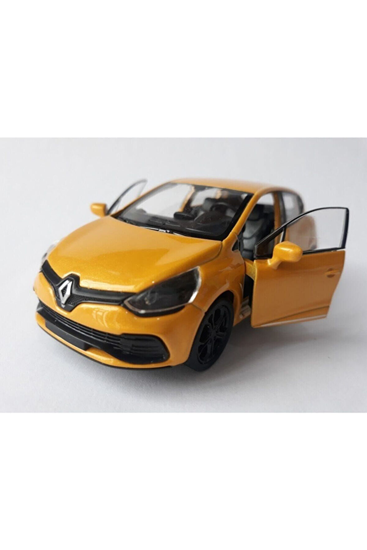 Renault Clio Diecast Metal Araba Kapı Acılır Gold Reno Clıo