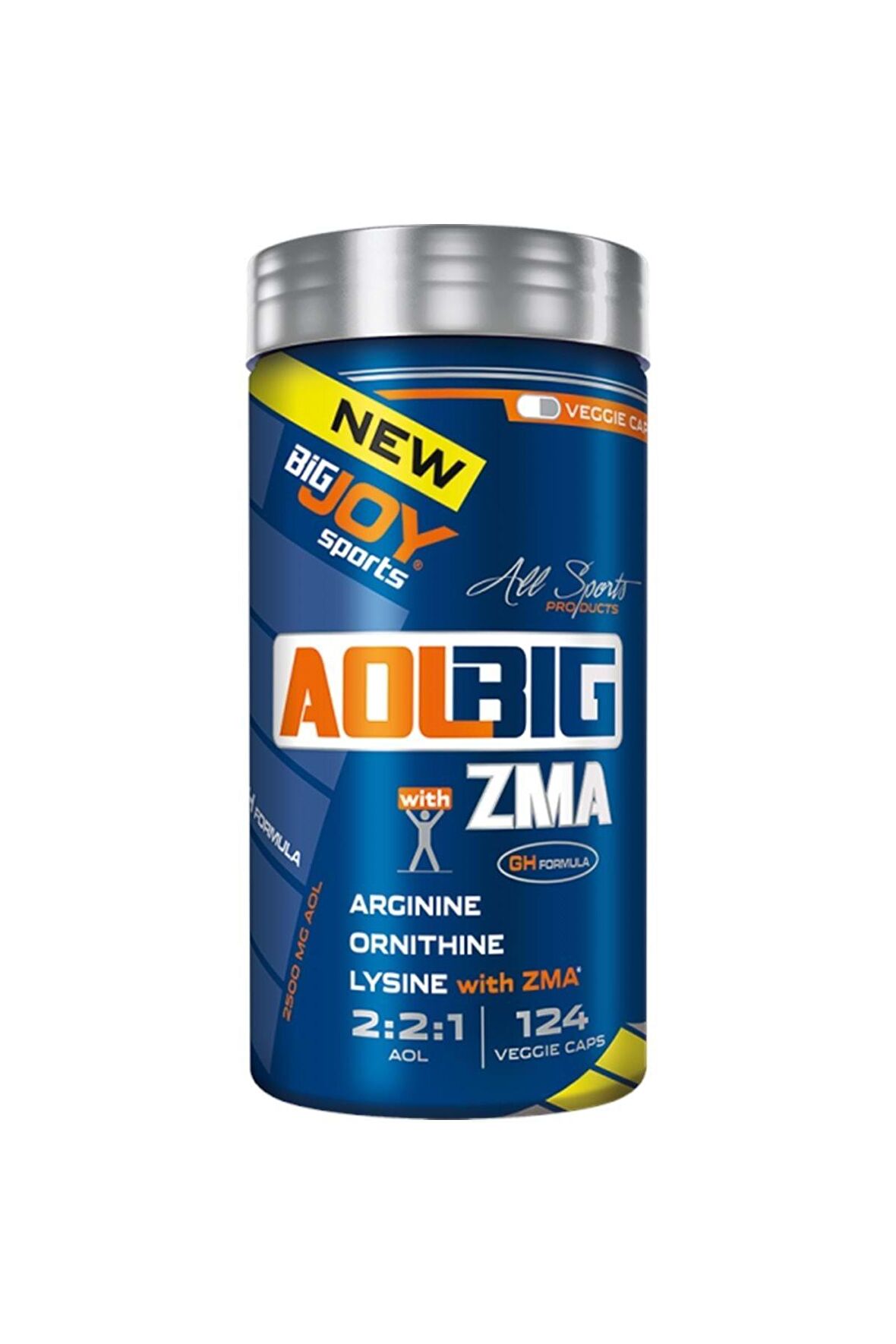 Bigjoy Sports Aolbig Zma 124 Kapsül L-Arjinin, L-Ornitin, L-Lisin