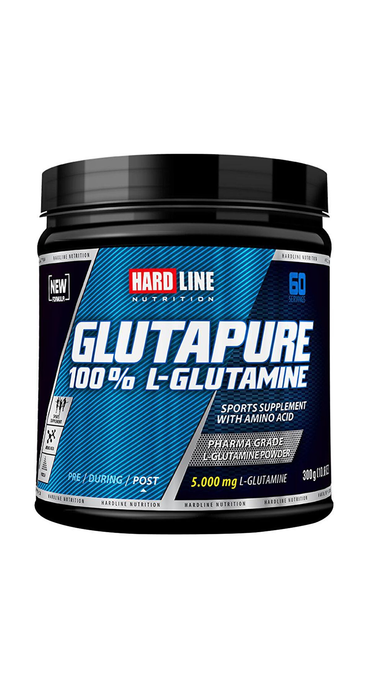 Hardline Nutrition Glutapure 300 Gr 60 Porsiyon Glutamine Powder