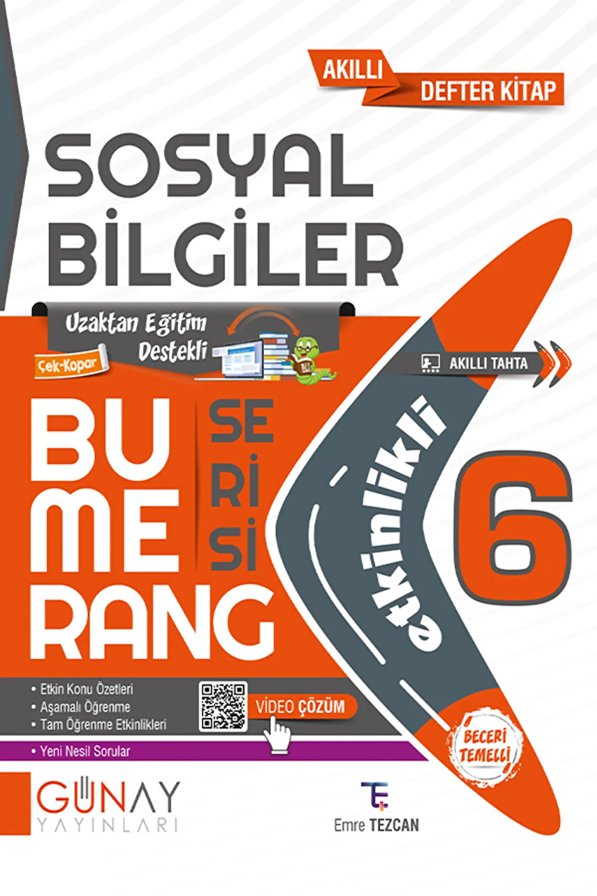 6.SINIF SOSYAL BİLGİLER BUMERANG ETKİNLİ AKILLI KİTAP 2024-2025 YENİ MÜFREDAT