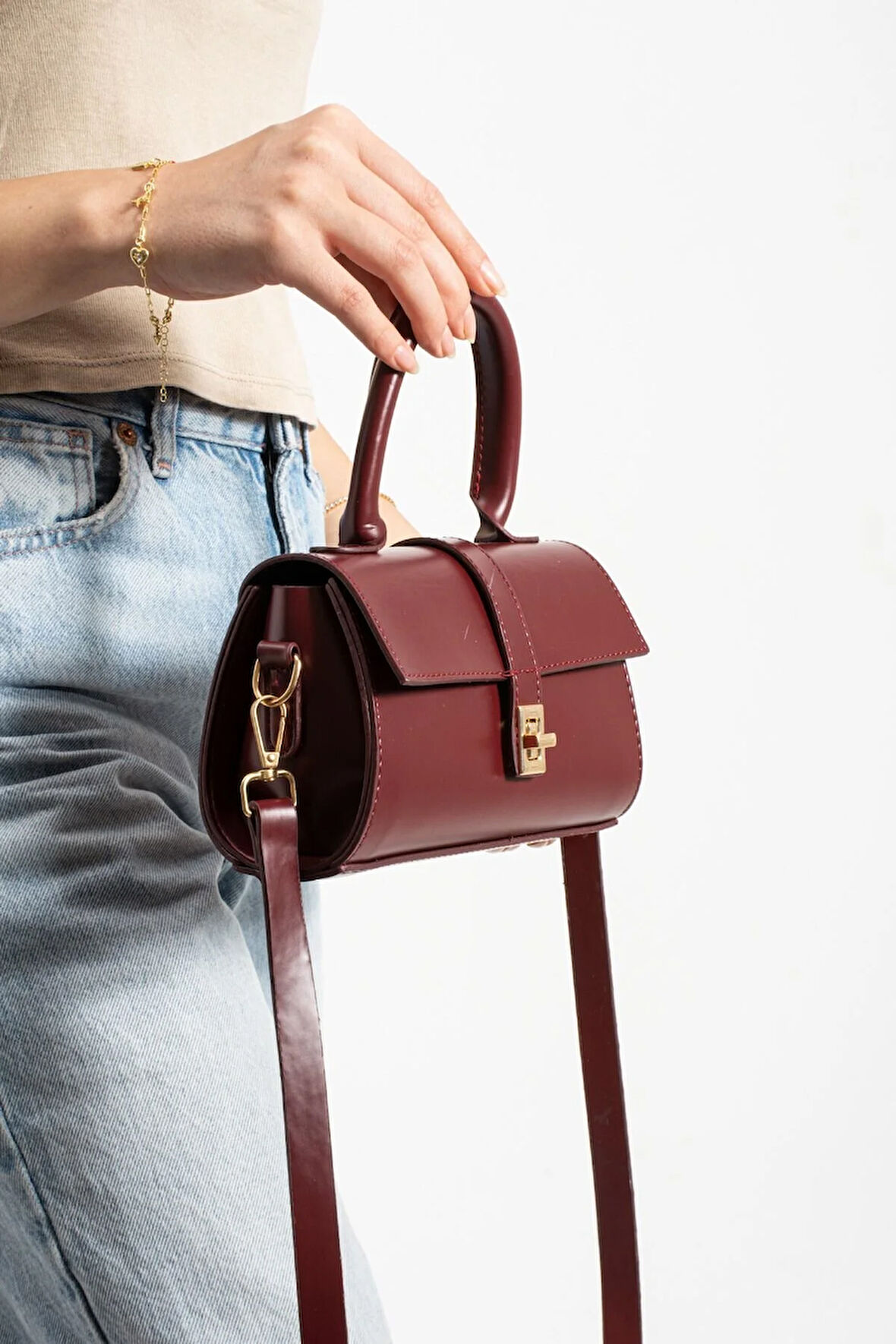 stylish design kadın el ve omuz çantası