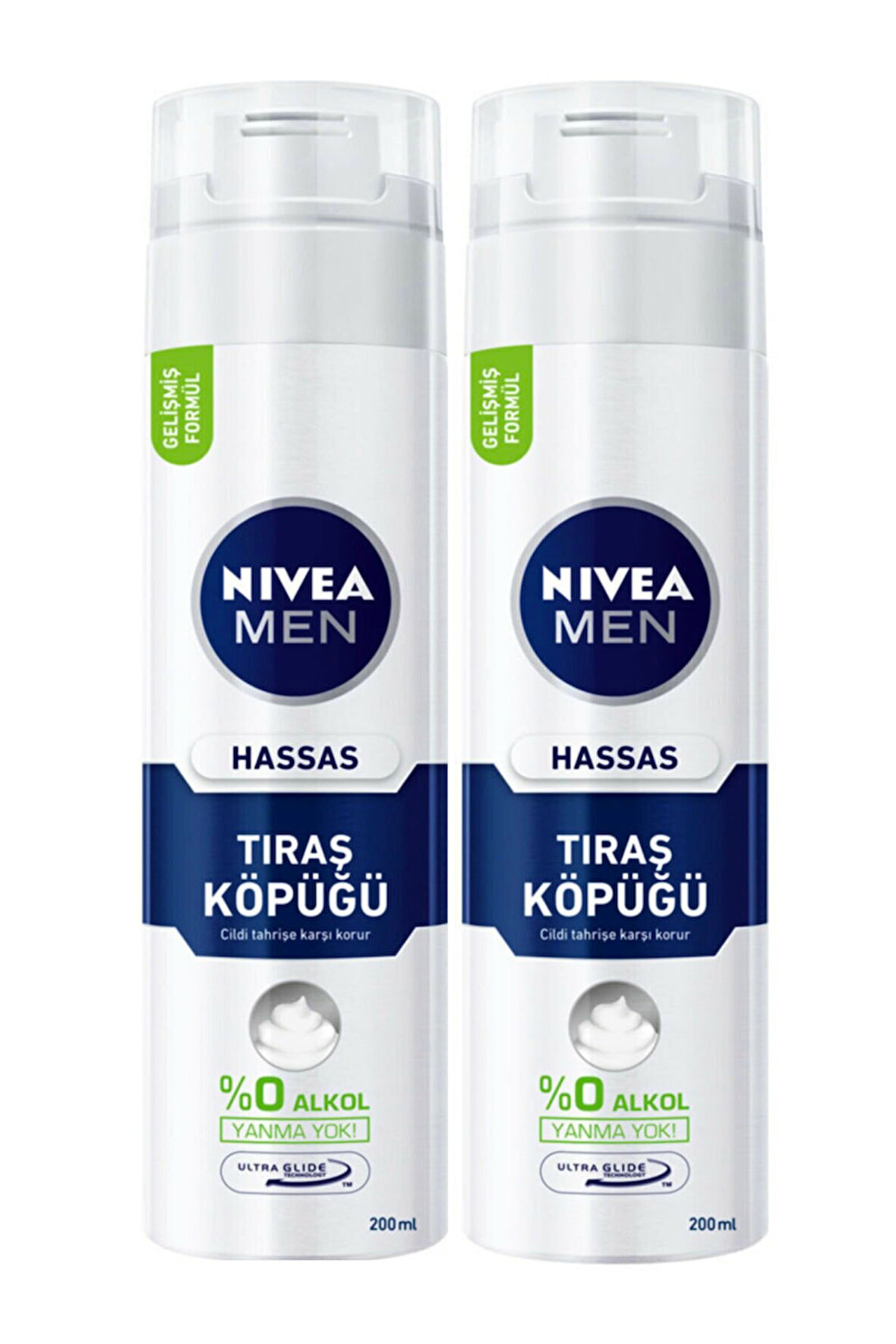 Tıraş Köpüğü Hassas 200ml X 2 Adet