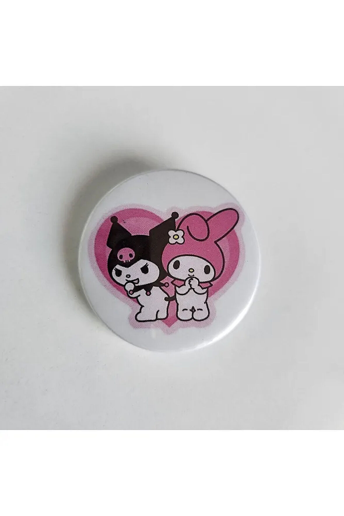Kuromi And My Melody Buton Rozet