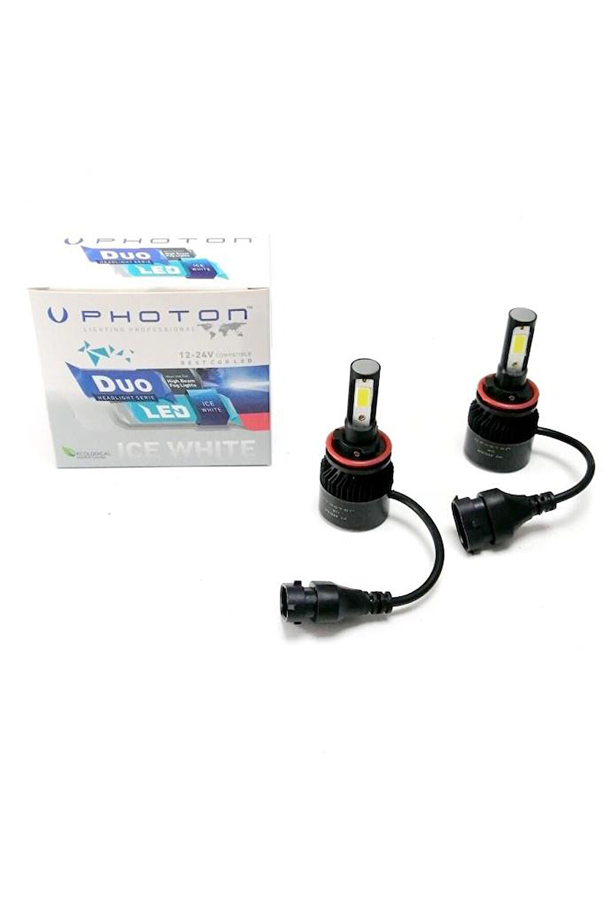 Duo Serisi 6000k Led Xenon H11 Yeni Seri 12-24v Uyumlu