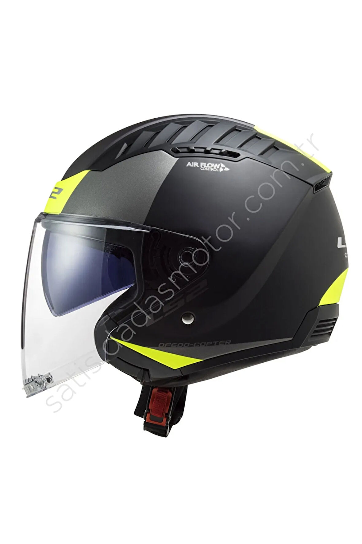 COPTER 2 URBANE MAT SİYAH-NEON SARI AÇIK KASK