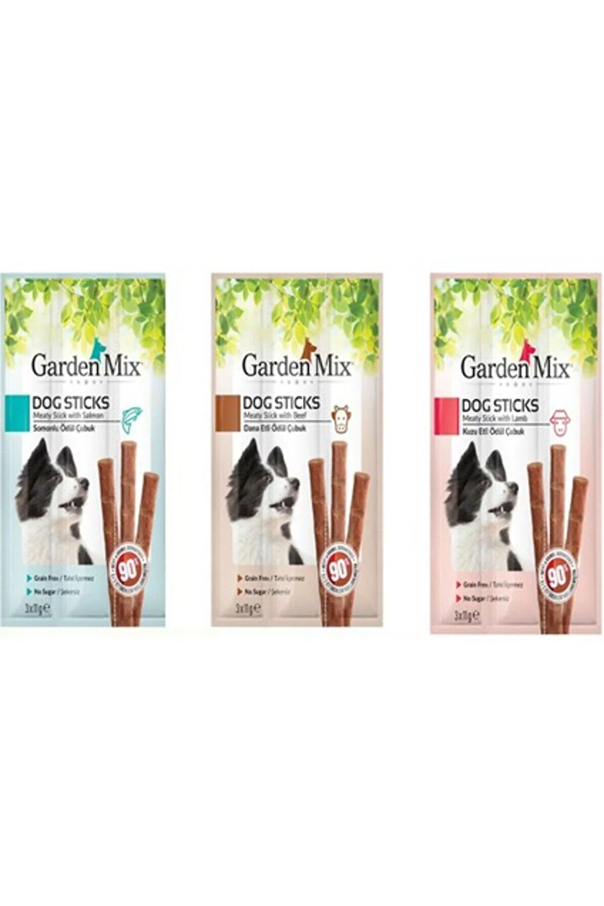 Garden Mix Karışık Köpek Ödül Sticks x 3 Adet