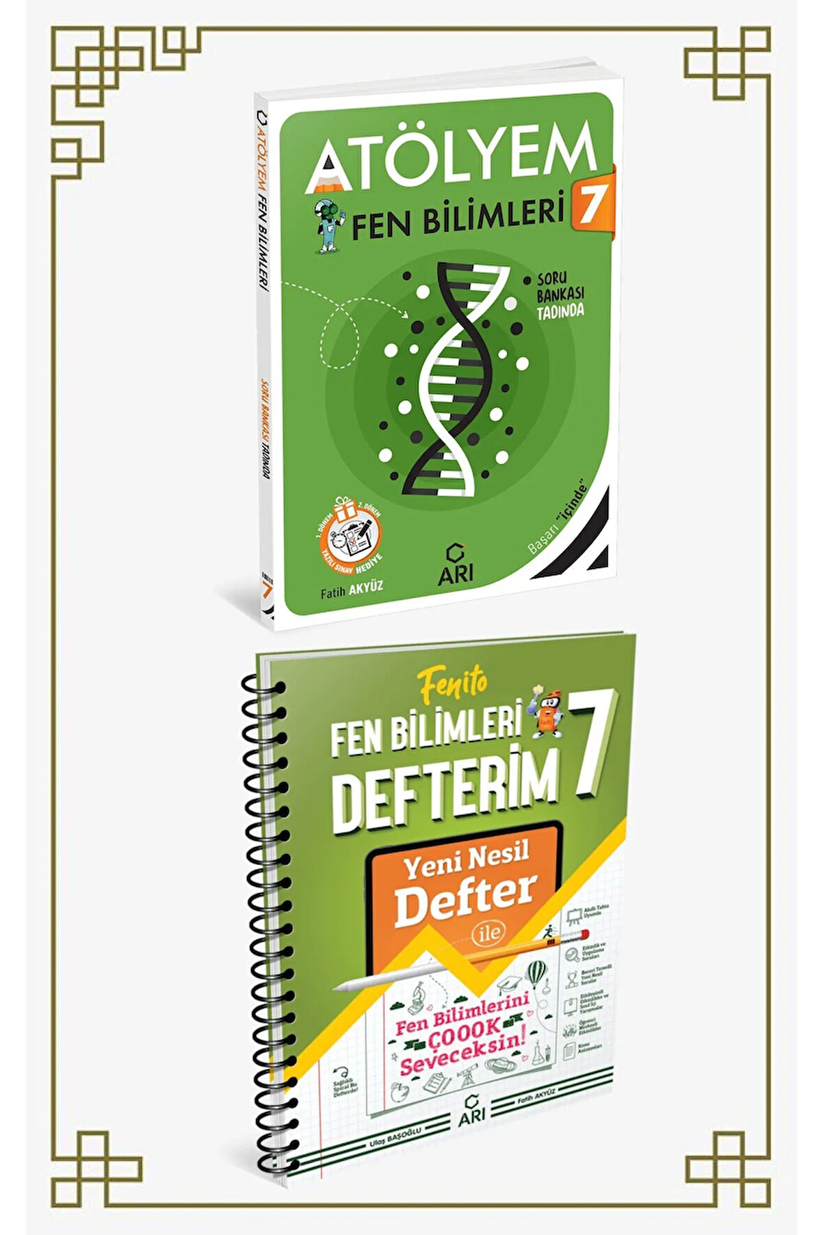 7.sınıf Atölyem Fen Bilimleri Defter Seti