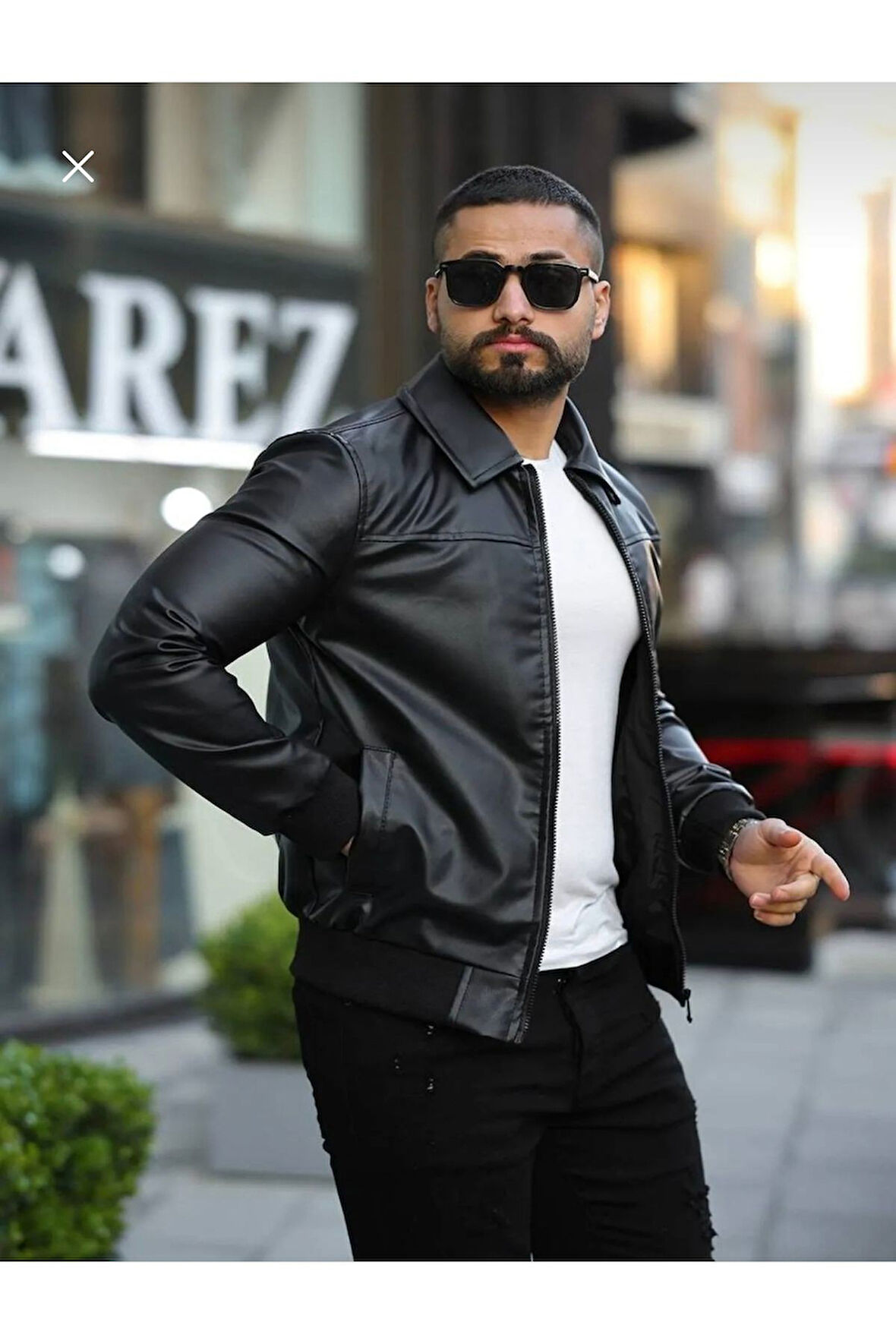 ERKEK POLO YAKALI MEVSİMLİK ASTARLI SÜET CEKET