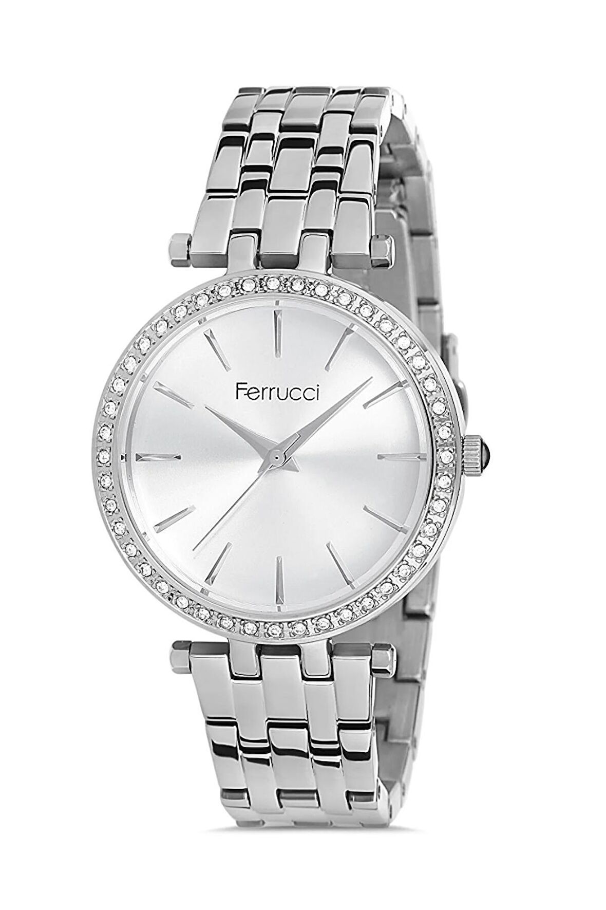 Ferrucci 1. Sınıf Çelik Sade Şık 2 Yıl Garantili Kadın Kol Saat