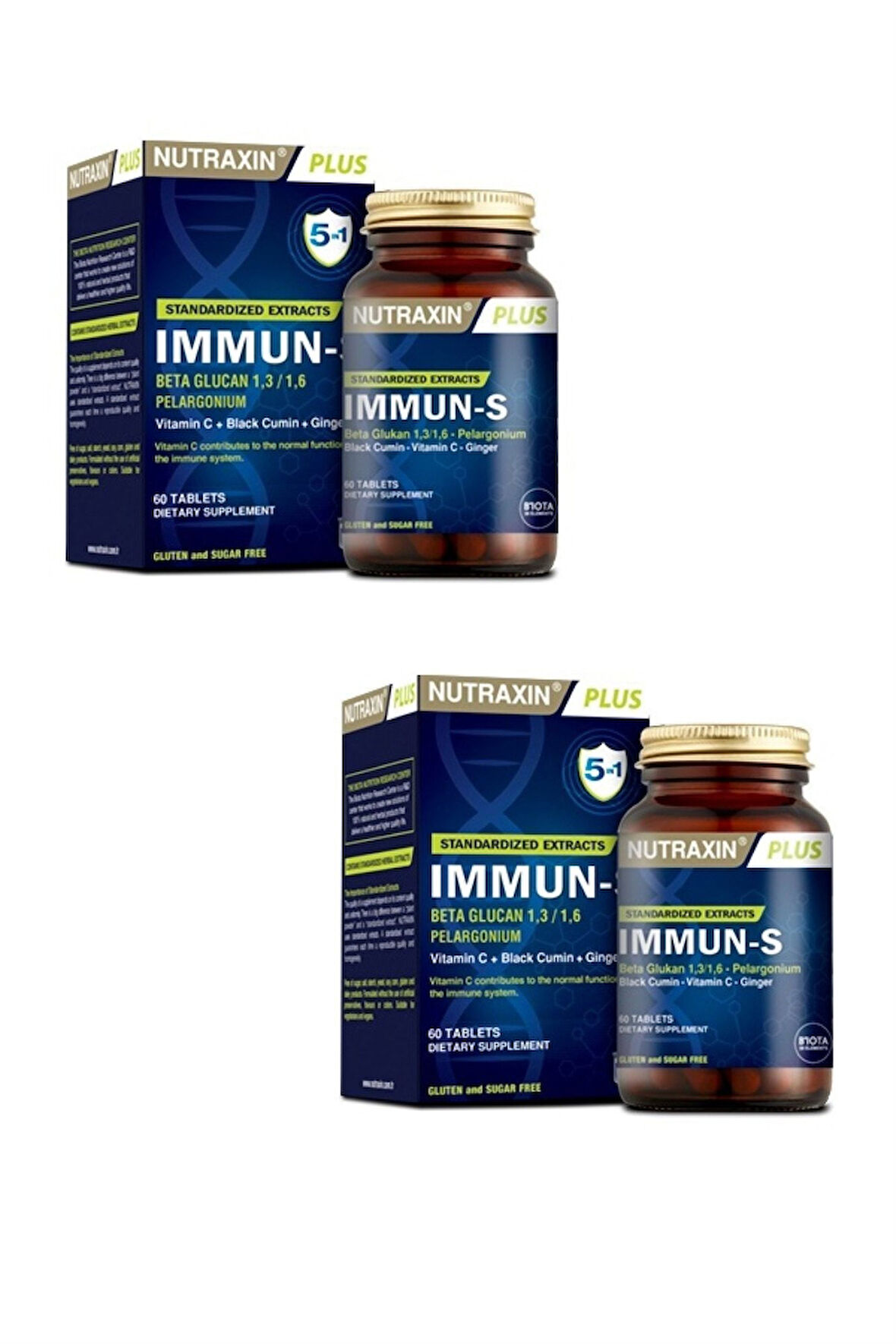 Nutraxin Immun-S 60 Tablet 2 Adet